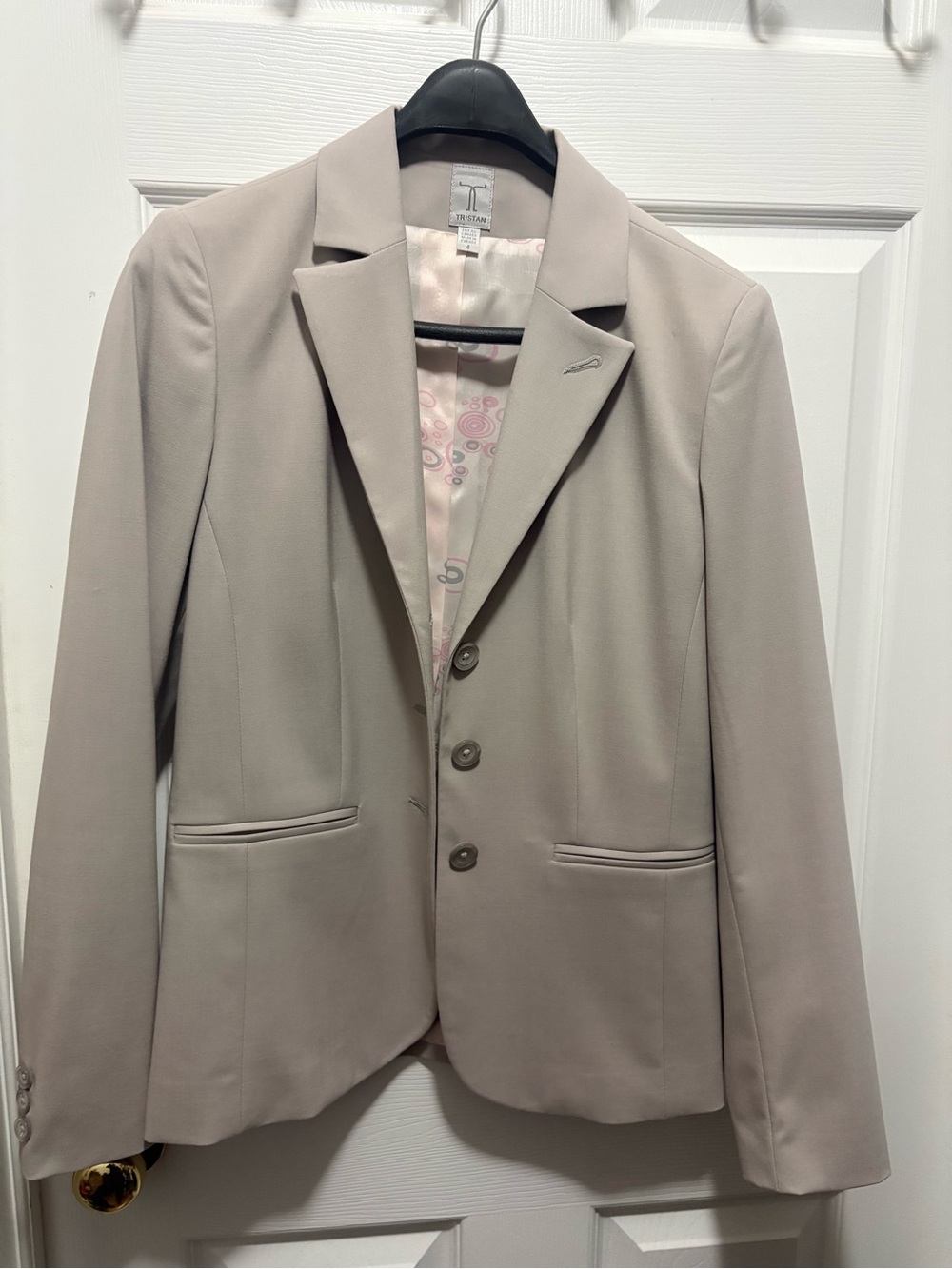 Tristan 3 piece women’s suit, Light Grey
